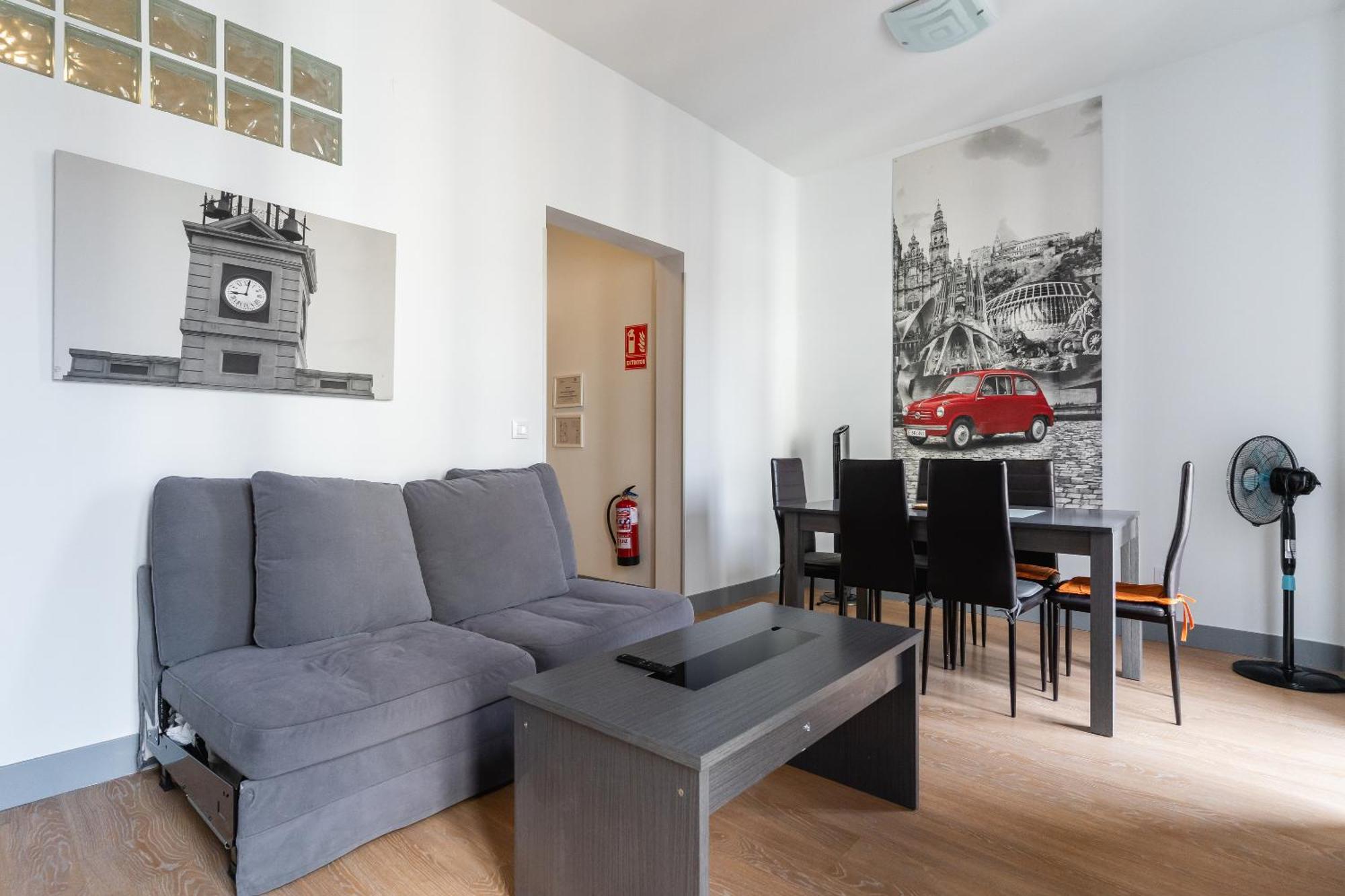 2 Bedrooms 1,5bathrooms Furnished - Sol - Bright & Functional - Mintystay Appartement